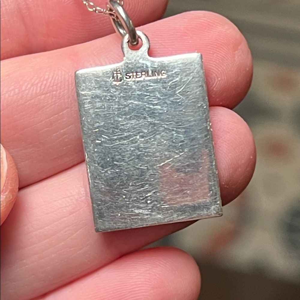 Vintage Charles Thomae St. Christopher Enamel Sterlin… - Gem